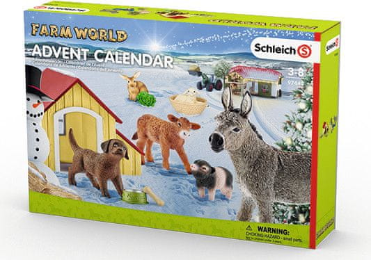 Schleich Adventní kalendář Schleich 2017 - Domácí zvířata 97448