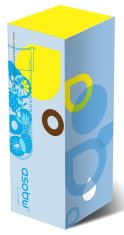 Asobu Designová fresh láhev s infuserem Flavour It 0,6 modrá