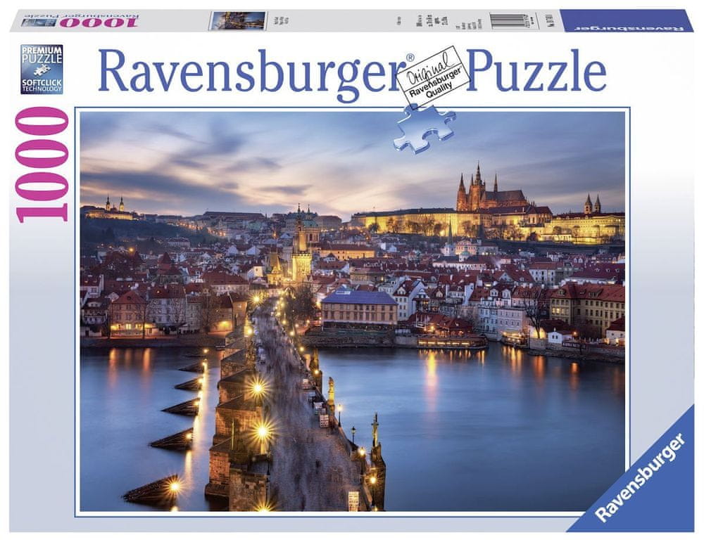 Ravensburger Praha v noci 1000 dílků