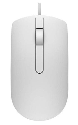 DELL MS116 optická myš, drátová, bílá (570-AAIP)