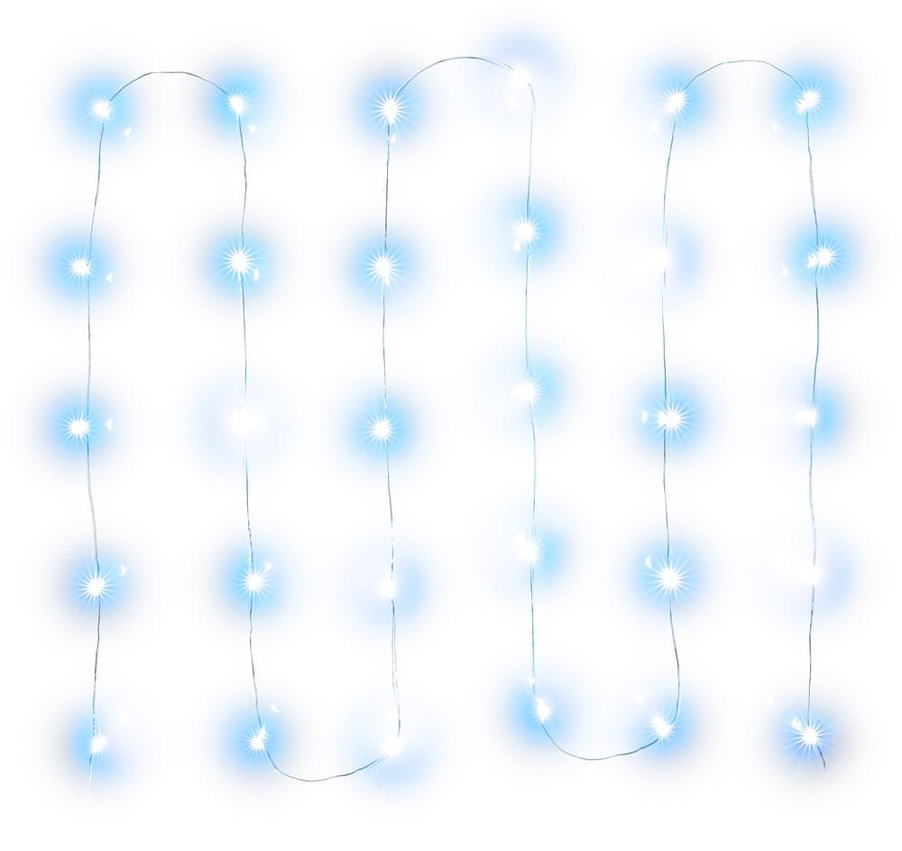 Retlux nano řetěz 30 LED studená bílá
