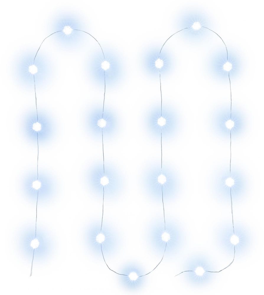 Retlux nano vločky řetěz 20 LED studená bílá