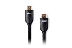 MAX kabel HDMI - HDMI 1.4 opletený 2m, černá, MHC2200B