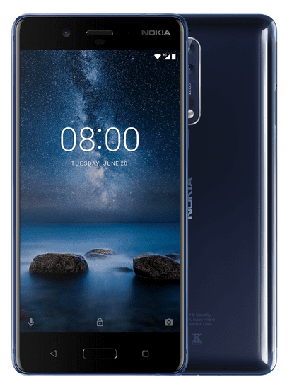 Nokia 8, 4GB/64GB, Single-SIM, Blue - rozbaleno