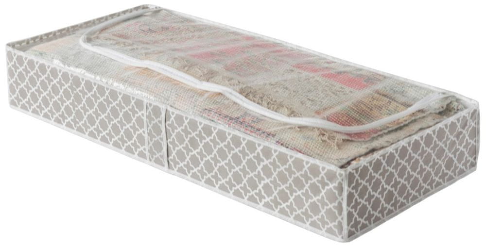 Levně Compactor Madison Nízký textilní úložný box 100 x 46 x 16 cm