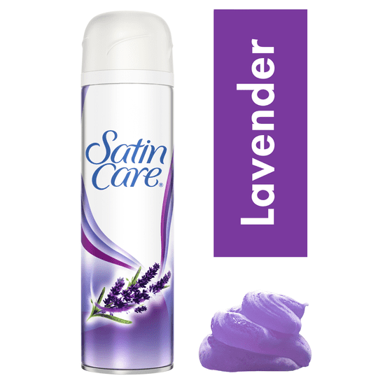 Gillette Satin Care Lavender Kiss Gel na holení 200 ml 