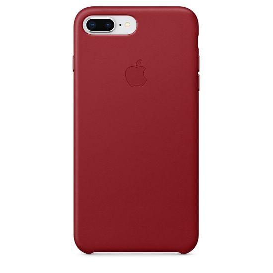 Apple Kožený kryt, Apple iPhone 8/7 Plus, MQHN2ZM/A, red