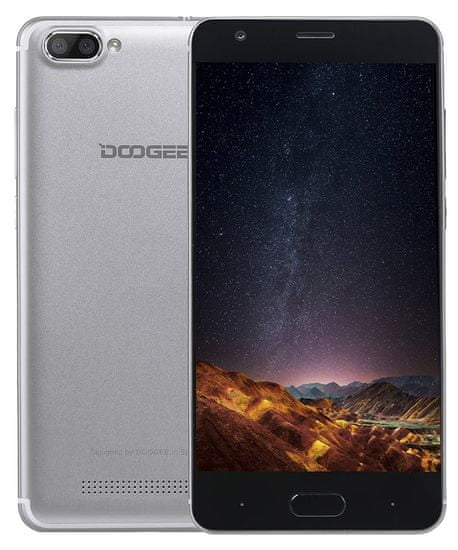 Doogee X20 1GB/16GB, Dual SIM, stříbrný