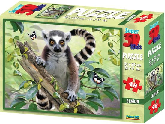 Lamps 3D Puzzle Lemur 48 dílků