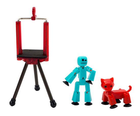 EP Line StikBot sada - modrá figurka + červená kočka