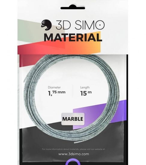 3Dsimo Filament MARBLE - zlatá 15m