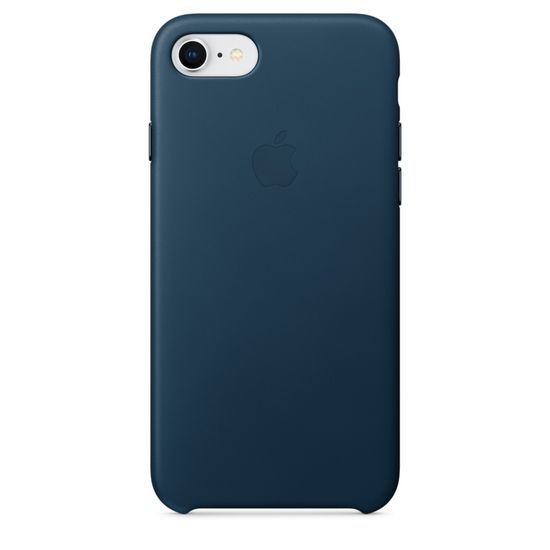 Apple Kožený kryt, Apple iPhone 8/7, MQHF2ZM/A, Cosmos Blue