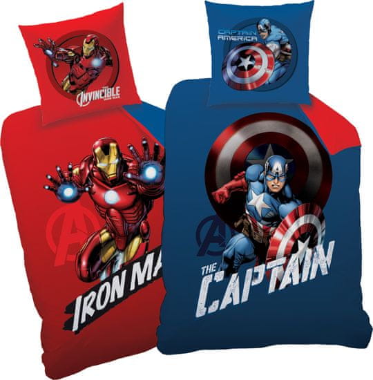 CTI Povlečení Captain America/Iron man Mission 140x200, 70x90