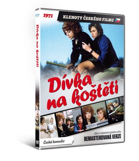 Dívka na koštěti - edice KLENOTY ČESKÉHO FILMU (remasterovaná verze) - DVD