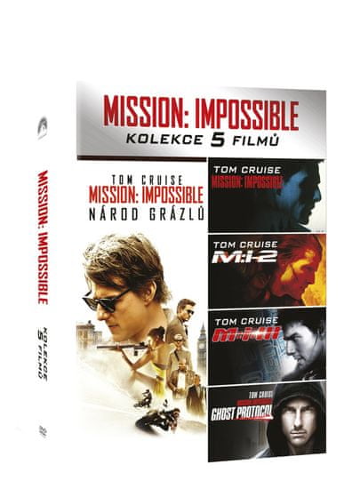 Mission: Impossible kolekce 1-5 - DVD