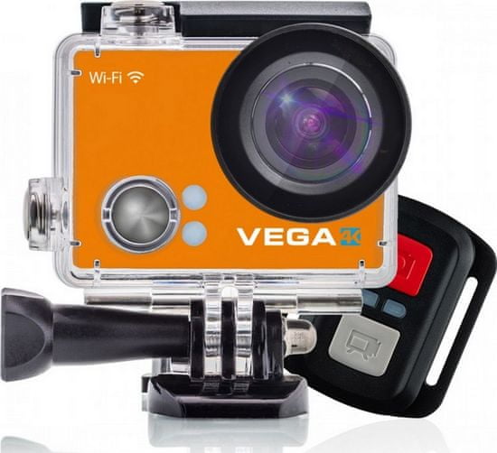 Niceboy Vega 4K Limited Orange + dálkové ovládání