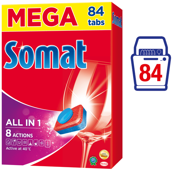 Somat All-in-One tablety do myčky 84 ks