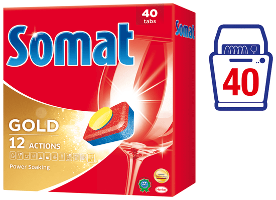 Somat Gold tablety do myčky 40 ks