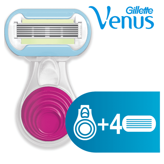 Gillette Venus Snap holicí strojek + hlavice 3ks
