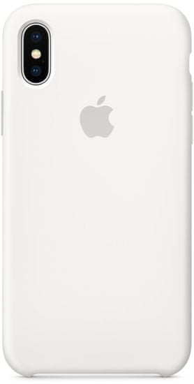 Apple Silikonový kryt, Apple iPhone X, MQT22ZM/A, bílá