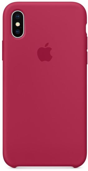 Apple Silikonový kryt, Apple iPhone X, MQT82ZM/A, vínová