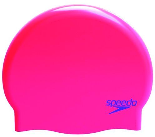 Speedo Silicon Moulded Cap Pink Jr.
