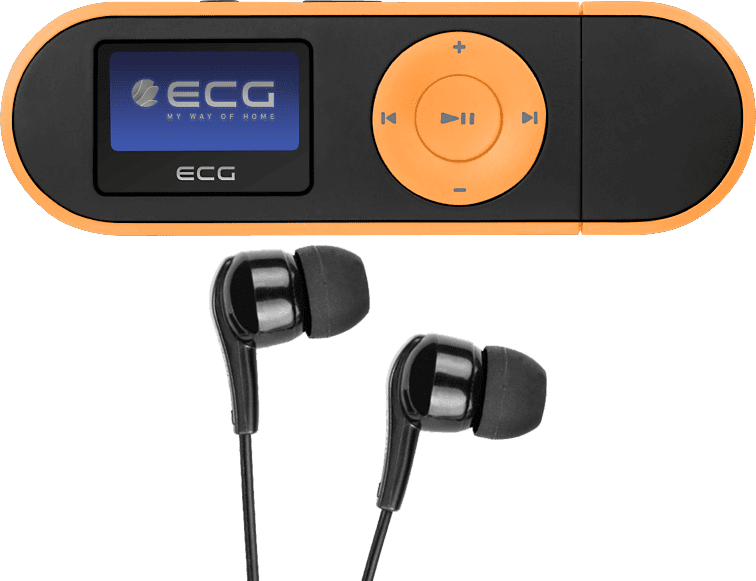 ECG PMP20 4GB, černá/oranžová