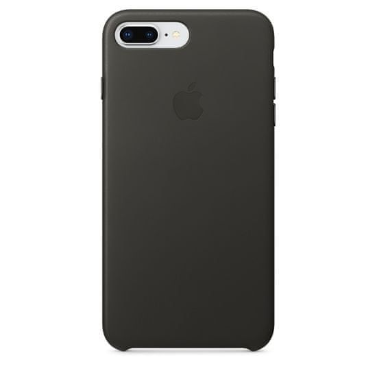 Apple Kožený kryt, Apple iPhone 8 Plus / 7 Plus, MQHP2ZM/A, Charcoal Gray
