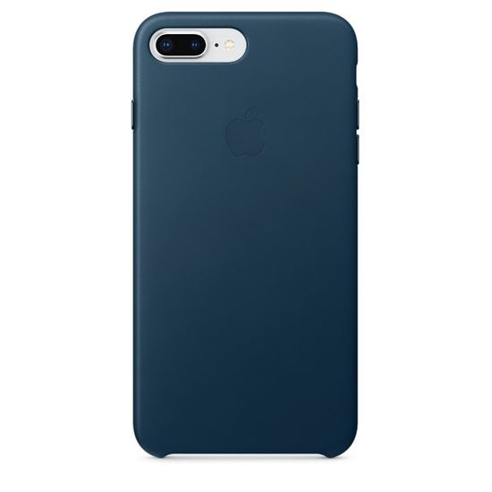 Apple Kožený kryt, Apple iPhone 8 Plus / 7 Plus, MQHR2ZM/A, Cosmos Blue