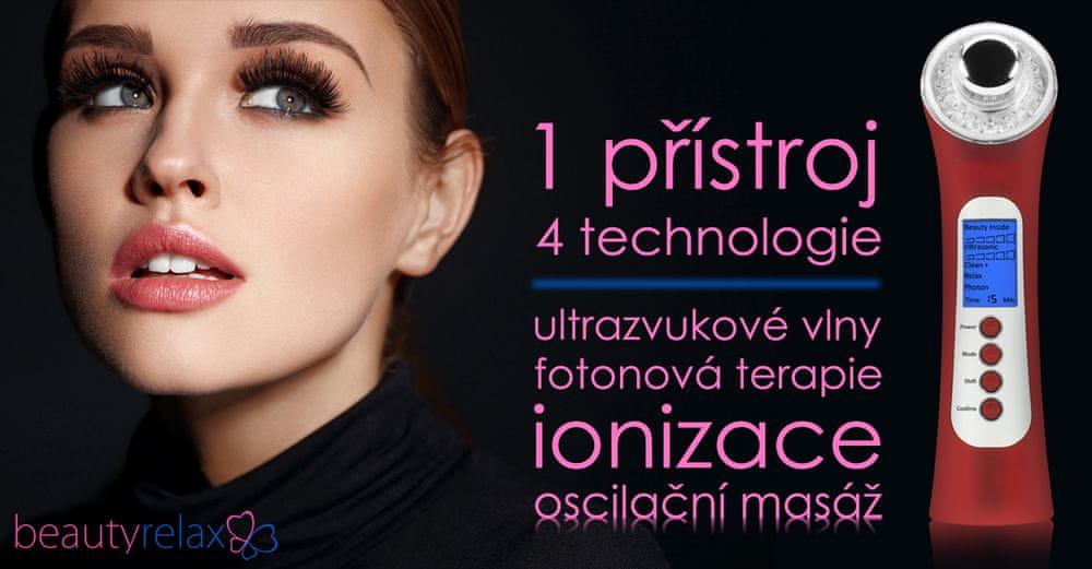 BeautyRelax Ultrazvukový kosmetický přístroj s fotonovou terapií BR-1150
