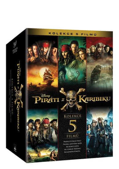 Piráti z Karibiku: Kolekce 1.-5. (5DVD) - DVD