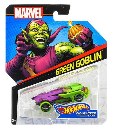 Hot Wheels Marvel Kultovní angličák - Green Goblin