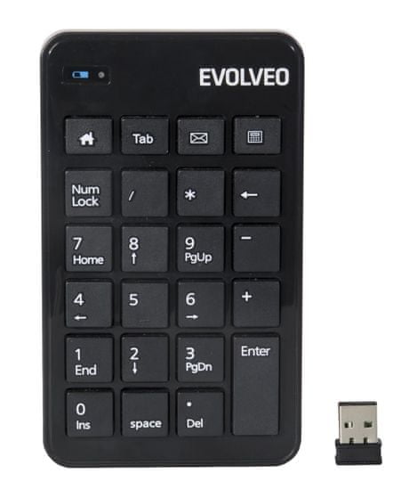 Evolveo Bezdrátová numerická klávesnice WN160 (KLE WN160)