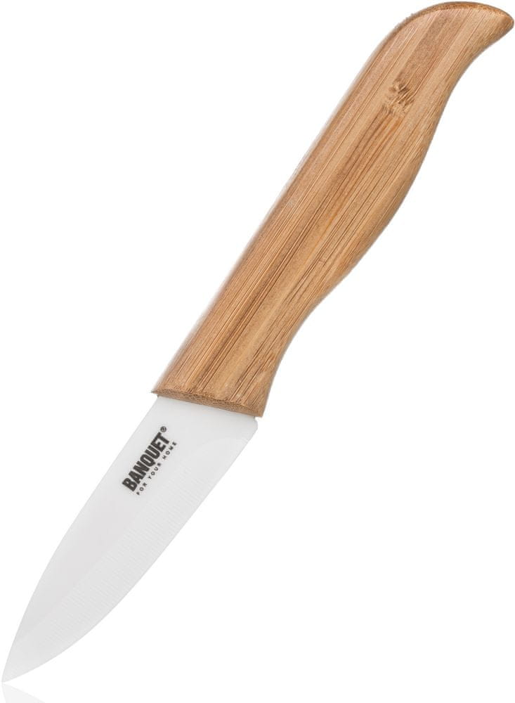 Levně Banquet Nůž praktický keramický ACURA BAMBOO 18 cm