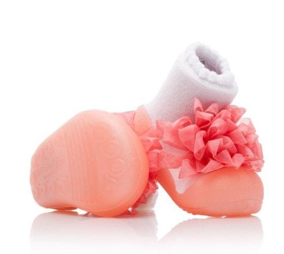 Attipas dívčí botičky New Corsage Pink 21,5 bílá/růžová