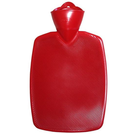 Hugo Frosch Termofor Classic s vysokým drážkováním - červený, zvýšená tepelná izolace