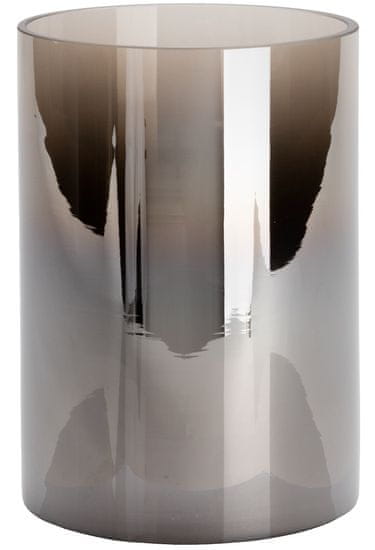 Wittkemper Svícen skleněný kouřový, 17 cm