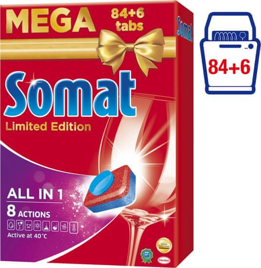 Somat All-in-One tablety do myčky 84+6 ks
