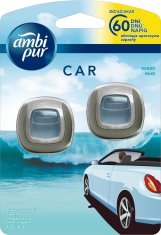 Ambi Pur Car Ocean Mist Připínací osvěžovač vzduchu do auta 2 ks