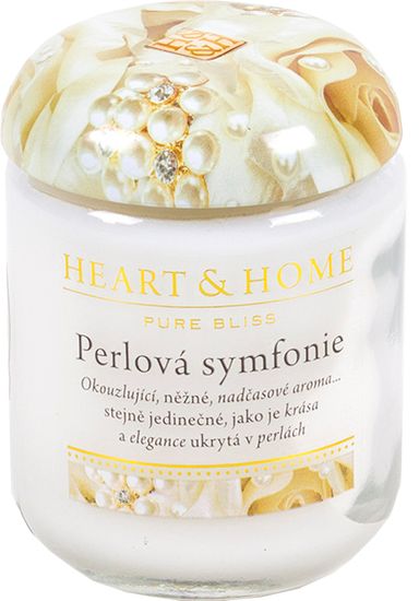 Albi Heart & Home malá svíčka Perlová symfonie