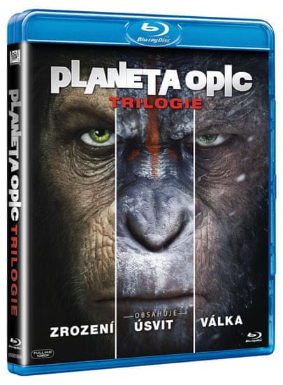 Trilogie Planeta opic (3BD) - Blu-ray