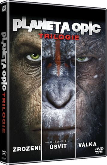 Trilogie Planeta opic (3DVD) - DVD