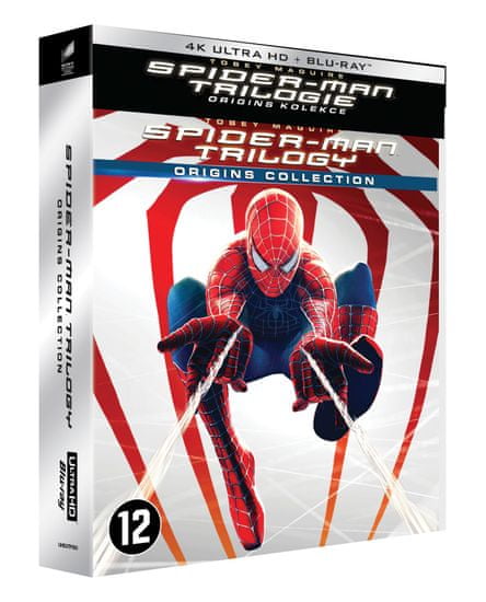Spider-Man ORIGINS COLLECTION (UHD + BD, 6 disků + bonus) - Blu-ray + 4K ULTRA HD