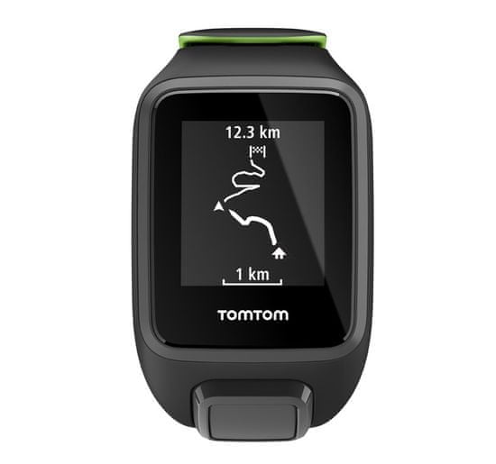 TomTom Runner 3 Cardio GPS, black/green, "L"