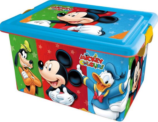 Kis Plastový box Mickey Colours, 13 l