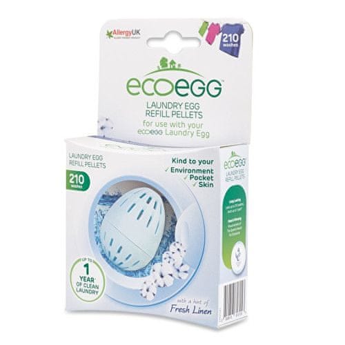 Ecoegg Náplň do pracího vajíčka 210 cyklů praní s vůní svěží bavlny