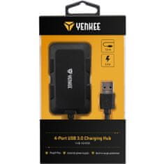 Yenkee YHB 4341BK Hub 4× USB 3.0 černý 45013121
