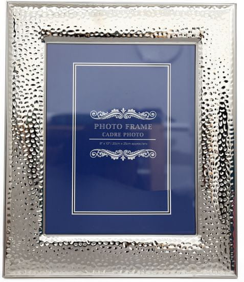 Sifcon rámeček na foto, tepaný, stříbrný 8x10cm