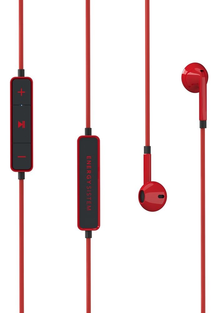 Energy Sistem Earphones 1 Bluetooth bezdrátová sluchátka, červená
