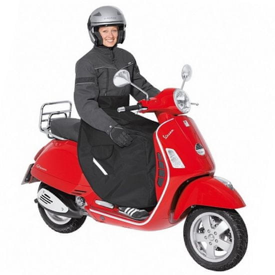 Held nepromokavá (zateplená) pláštěnka/deka na scooter, černá, textil